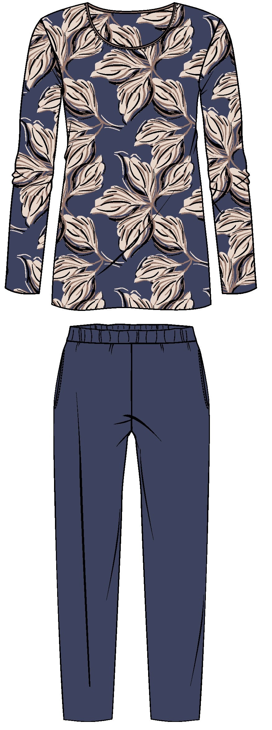 Ringella Pyjama 65 71 208 Dark Blue