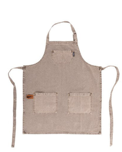Tiseco keukenschort Havanna 70x85 Dark Taupe