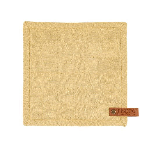 Tiseco Pannenlap Havanna (set 2 st) Yellow Ocher