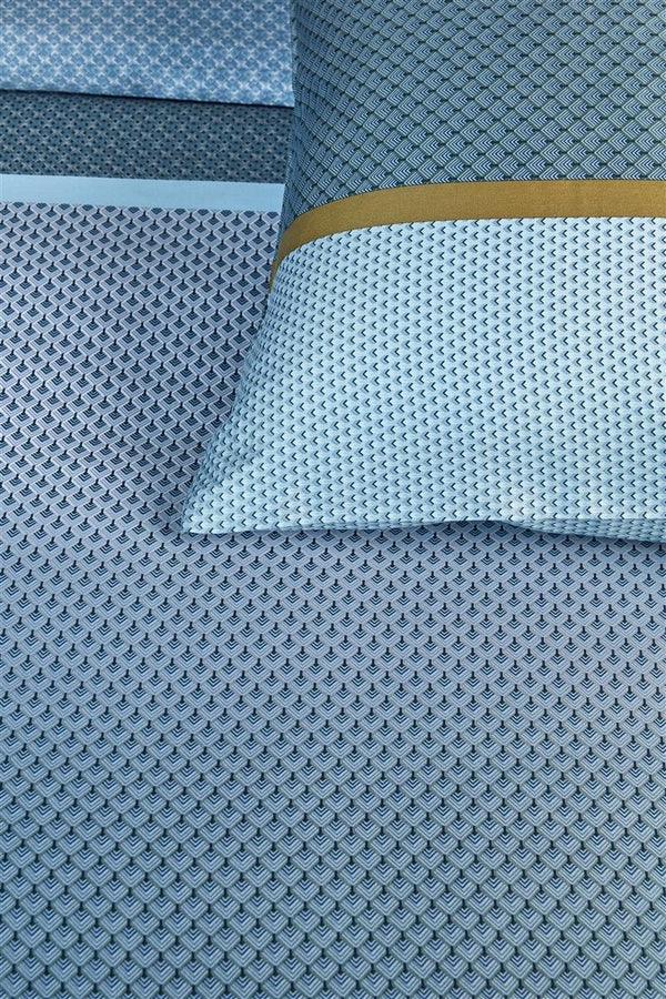 Dekbedovertrek Kardol Alluring Blue Green