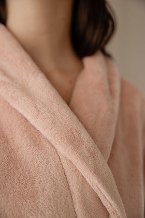 Badjas Linolux Alva Fleece Rose - Fleece