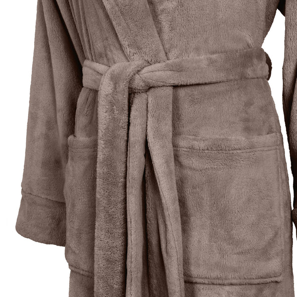 Badjas Linolux Alva Taupe - Fleece