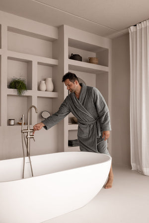 Linolux Badjas Mats Green - Fleece