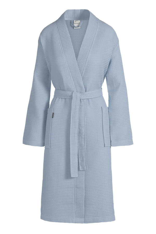 Wafel Badjas Vandyck Biarritz Light Blue