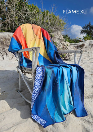 Strandlaken XL SooBluu Travel Towel Flame
