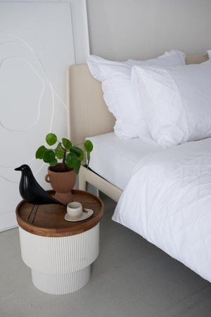 Linolux Kussensloop Cedar White 60x70