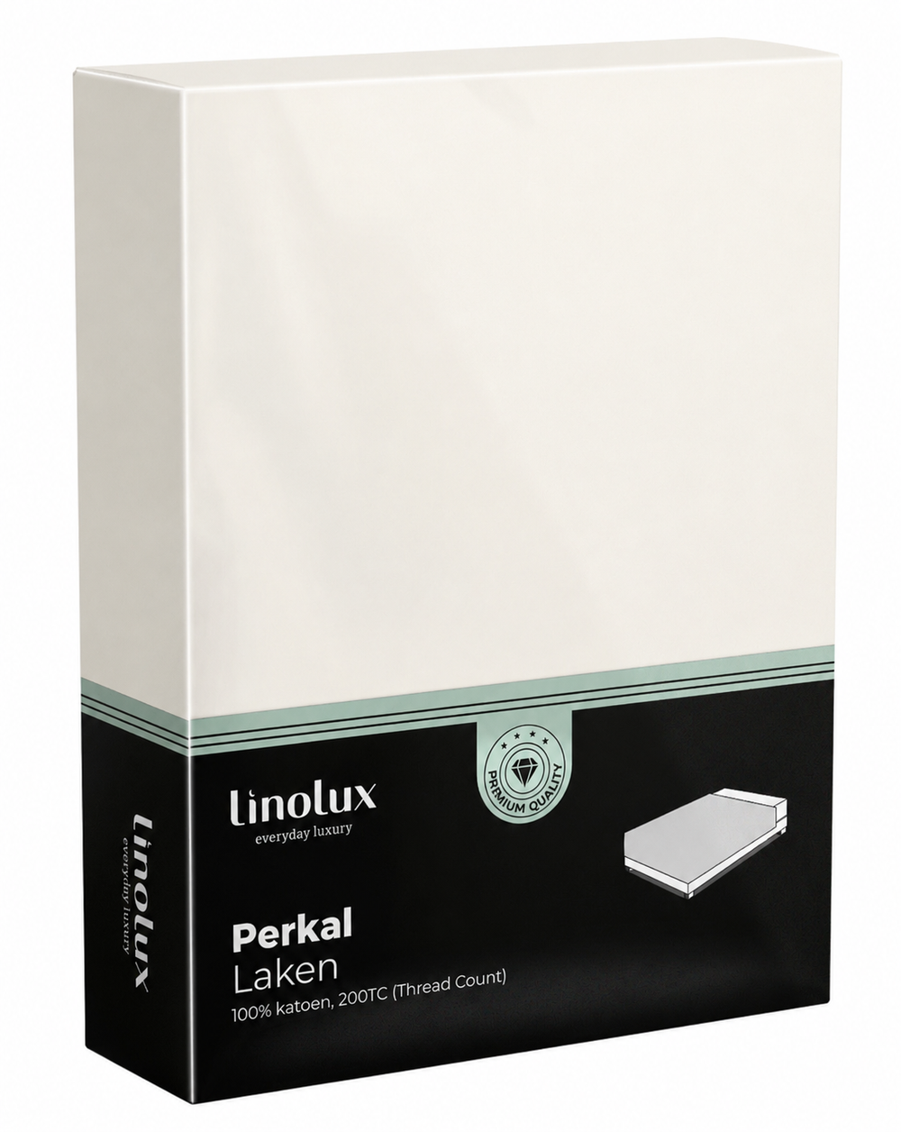 Laken Linolux Perkal Off White