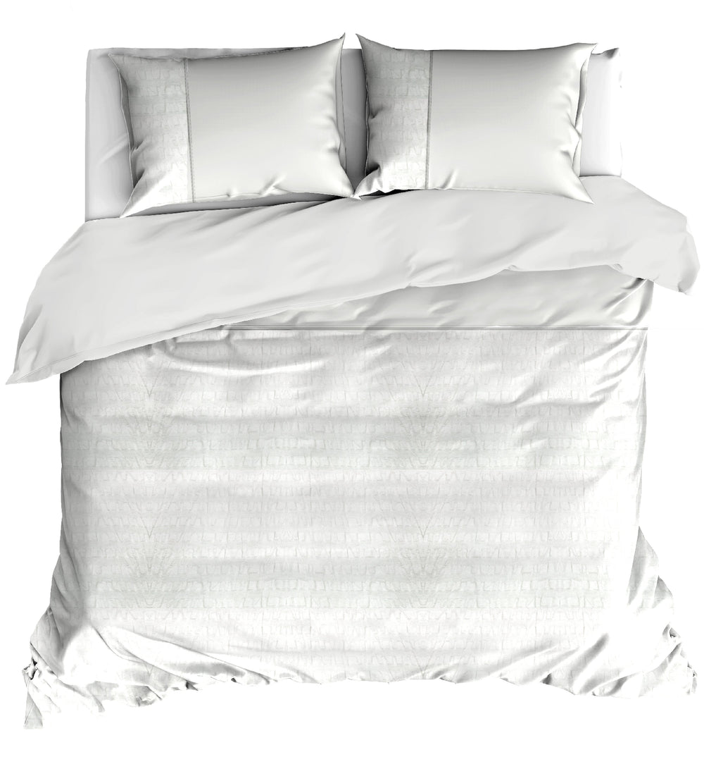 Dekbedovertrek Linolux Crinkle White