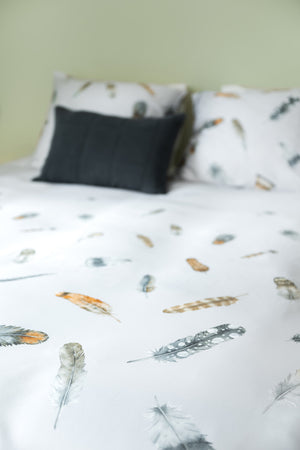 Linolux Kussenhoes Blocks Stonewashed Cloudy 40x60