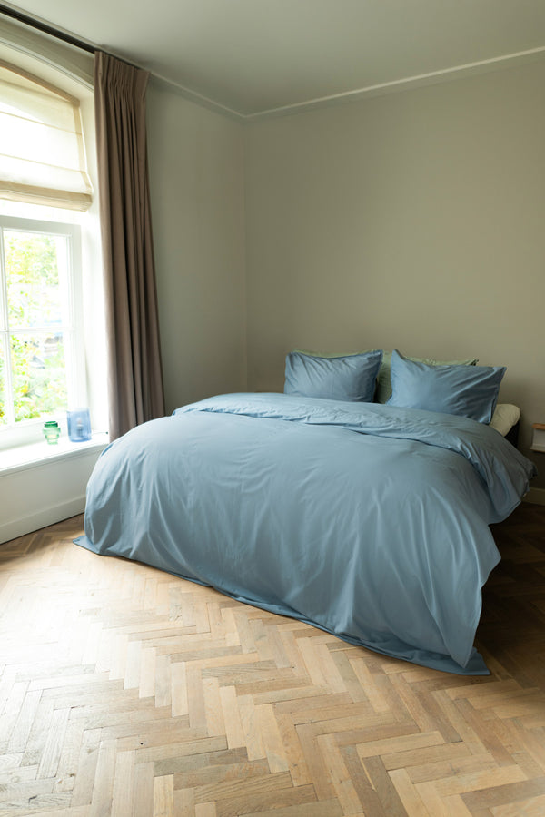 Dekbedovertrek Linolux Washed Cotton Blue