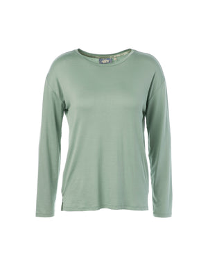 Essenza Top lange mouw Denna Uni Dusty Teal