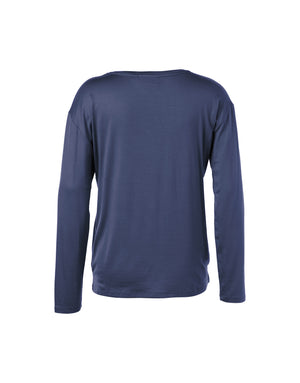Essenza Top lange mouw Denna Uni Nightshadow Blue