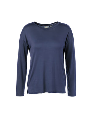Essenza Top lange mouw Denna Uni Nightshadow Blue
