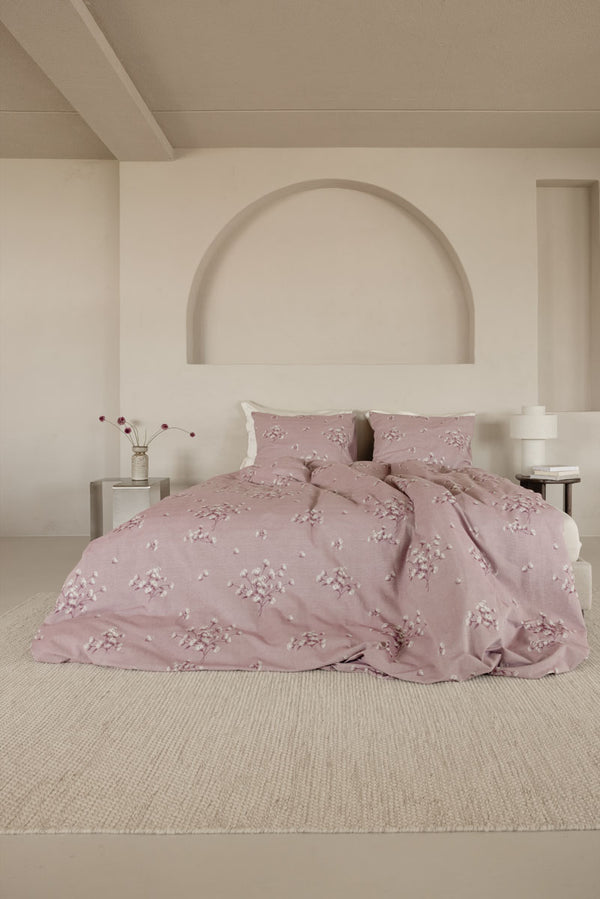 Linolux Dekbedovertrek Salix Marroon