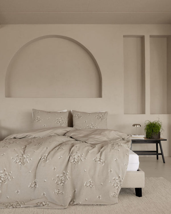 Linolux Dekbedovertrek Salix Taupe