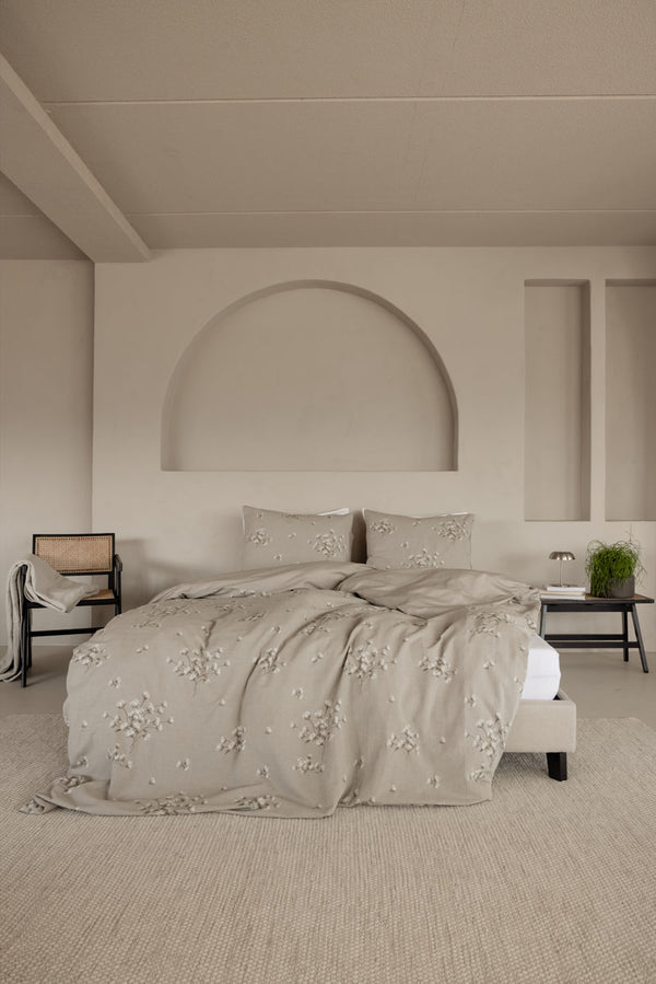 Linolux Dekbedovertrek Salix Taupe