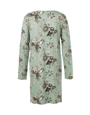 Essenza Nachthemd Lange Mouw Emmy Florean Dusty Teal
