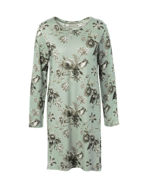 Essenza Nachthemd Lange Mouw Emmy Florean Dusty Teal