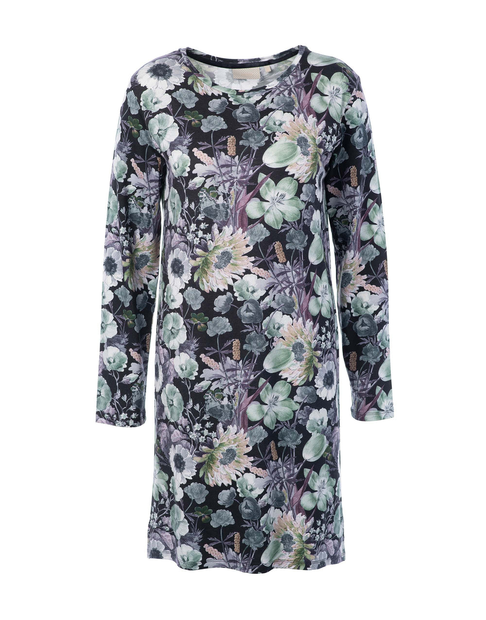 Essenza Nachthemd Lange Mouw Emmy Violesta Antraciet