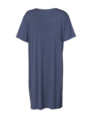 Nachthemd Essenza Emmy Uni Nightshadow Blue