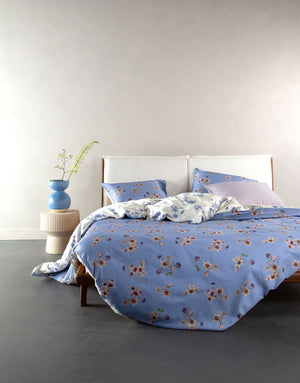 Essenza dekbedovertrek Fiora Lavender Blue- katoen satijn