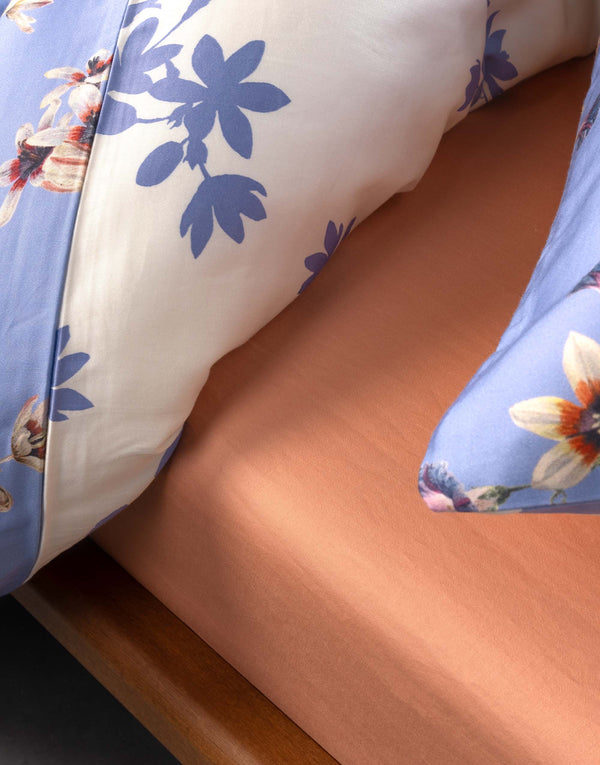 Essenza dekbedovertrek Fiora Lavender Blue- katoen satijn