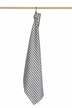 Jorzolino Theedoek Streep Grey 65x65