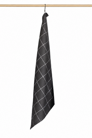 Jorzolino Theedoek Grote Ruit Grey 65x65