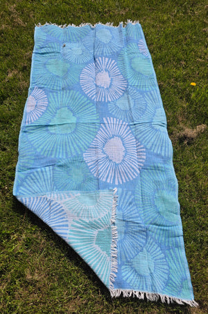 Zusenzomer Hamamdoek Alya Green/Blue
