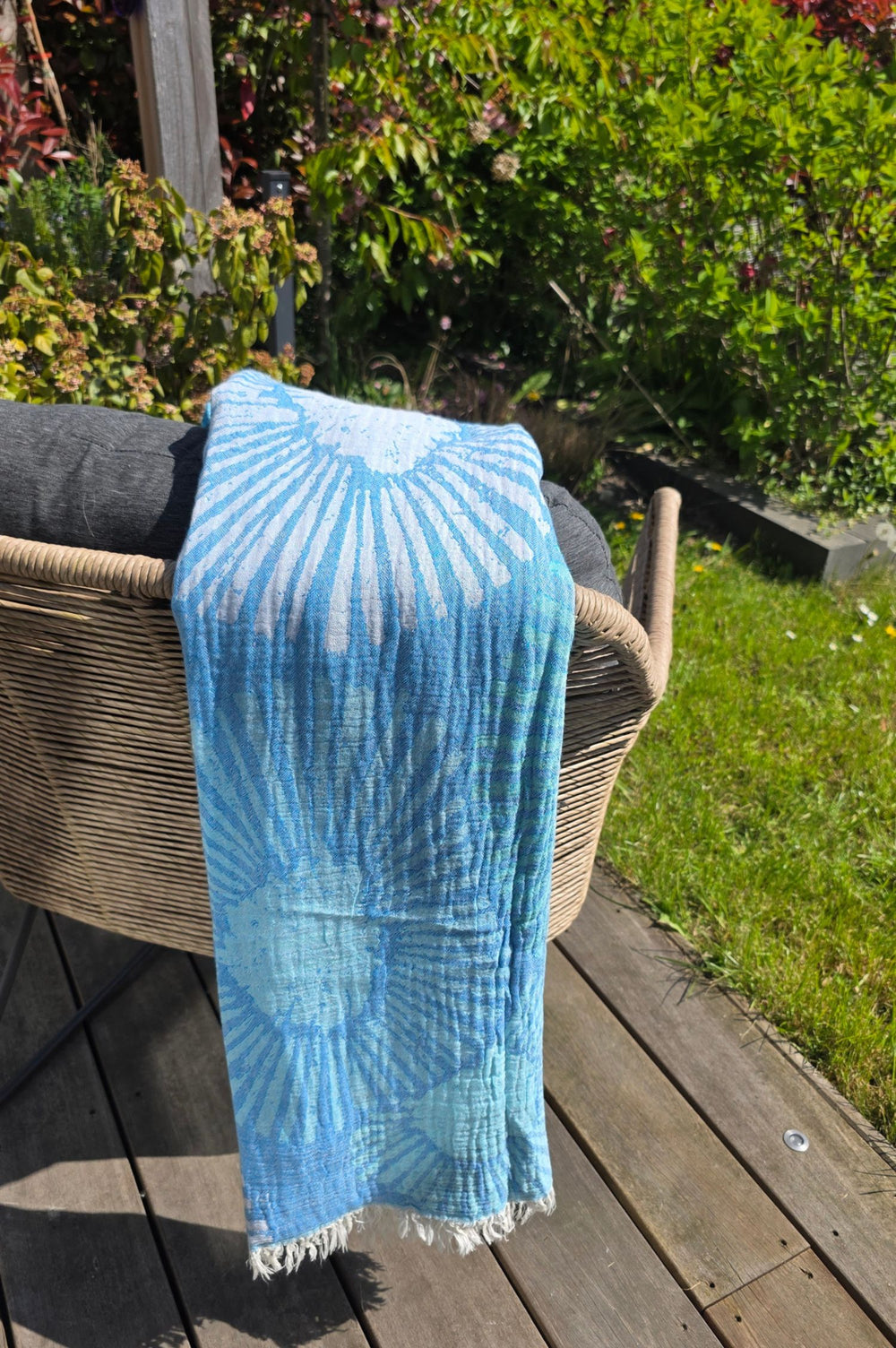 Zusenzomer Hamamdoek Alya Green/Blue