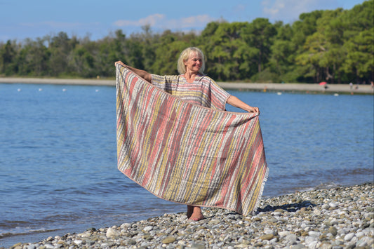 Zusenzomer Hamamdoek Elif Bordeaux