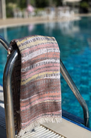 Zusenzomer Hamamdoek Elif Bordeaux