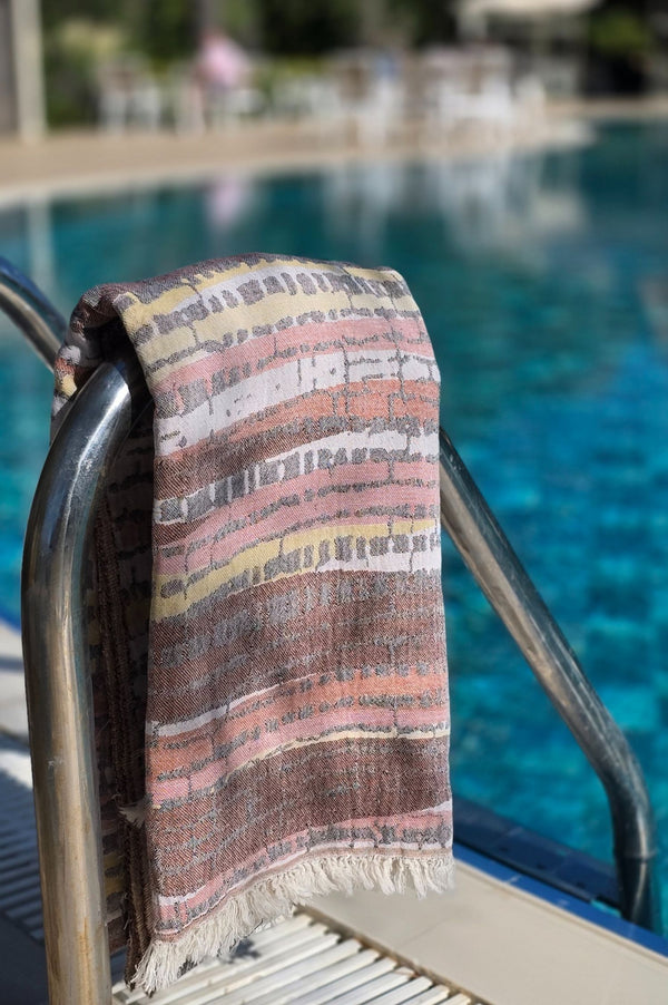 Zusenzomer Hamamdoek Elif Bordeaux