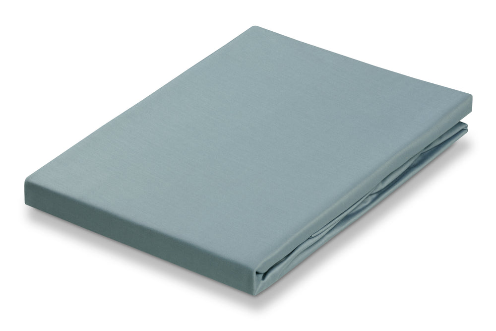 Hoeslaken Vandyck Satijn Pearl Blue