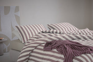 Beddinghouse Dekbedovertrek Jamie Dark Red - flanel