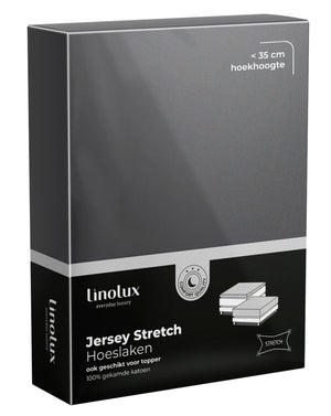 Hoeslaken Linolux Jersey Dark Grey