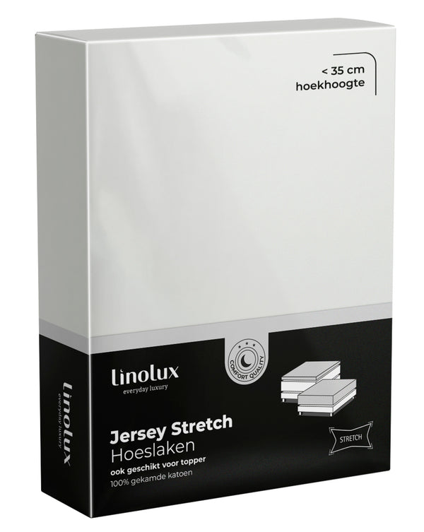 Hoeslaken Linolux Jerey Off White