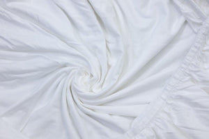 Splittopper Hoeslaken Linolux Jersey White