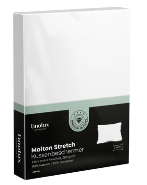 Molton Kussenhoes Linolux Stretch Met Rits