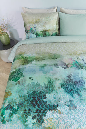 Dekbedovertrek Kardol Presence Blue Green