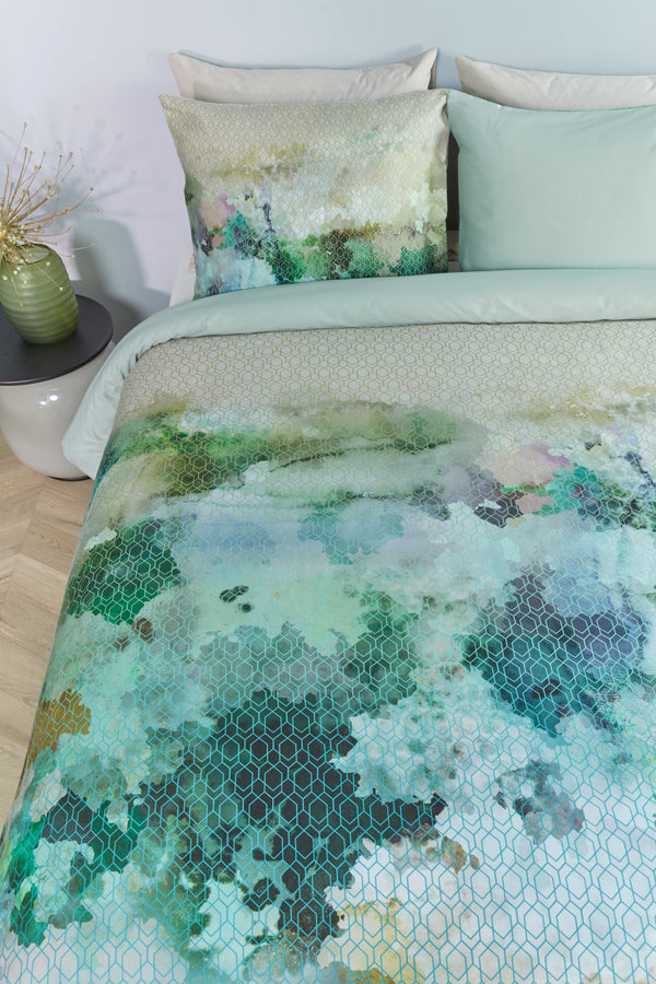 Dekbedovertrek Kardol Presence Blue Green