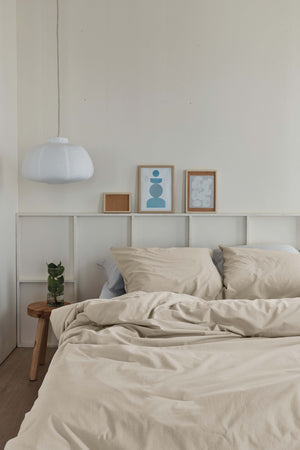 Dekbedovertrek Linolux Washed Cotton Stone