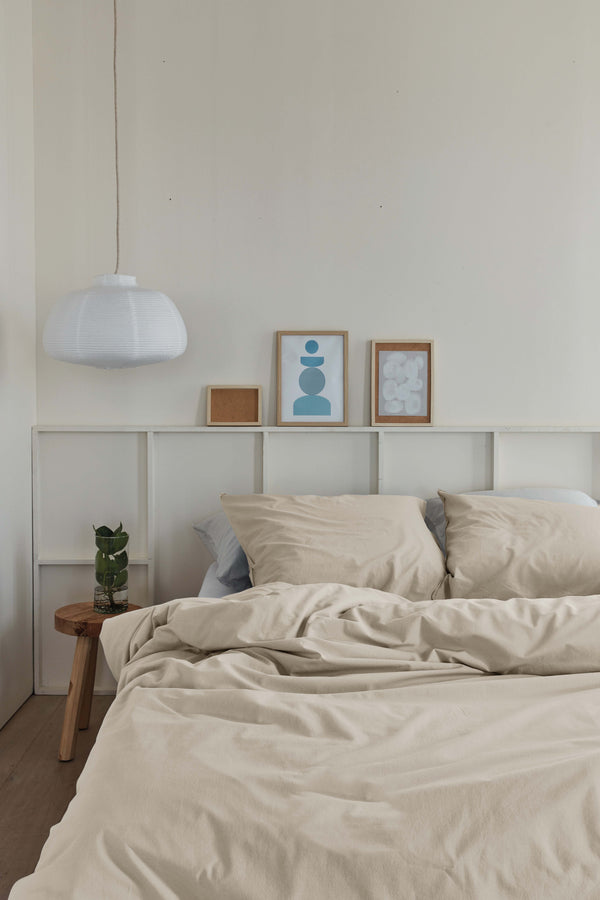 Dekbedovertrek Linolux Washed Cotton Stone