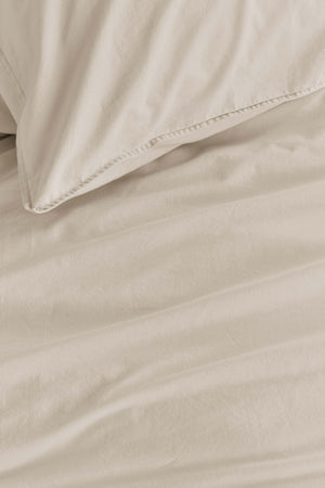 Dekbedovertrek Linolux Washed Cotton Stone