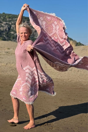 Hamamdoek Zusenzomer Reza Bordeaux