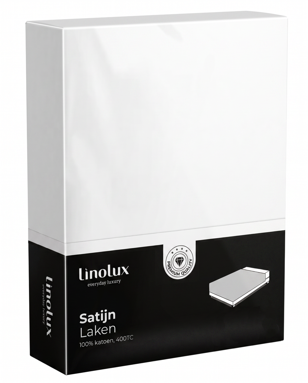 Linolux Laken 400 count Satijn White