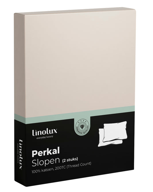 Kussensloop Linolux Perkal Natural