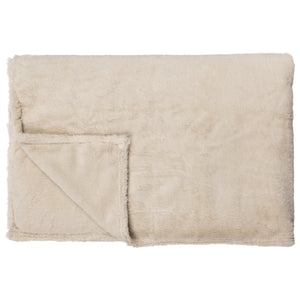 Plaid Linolux Rabbit Fur Beige