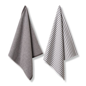 Keukendoek en Theedoek Set Vandyck Pure Espresso