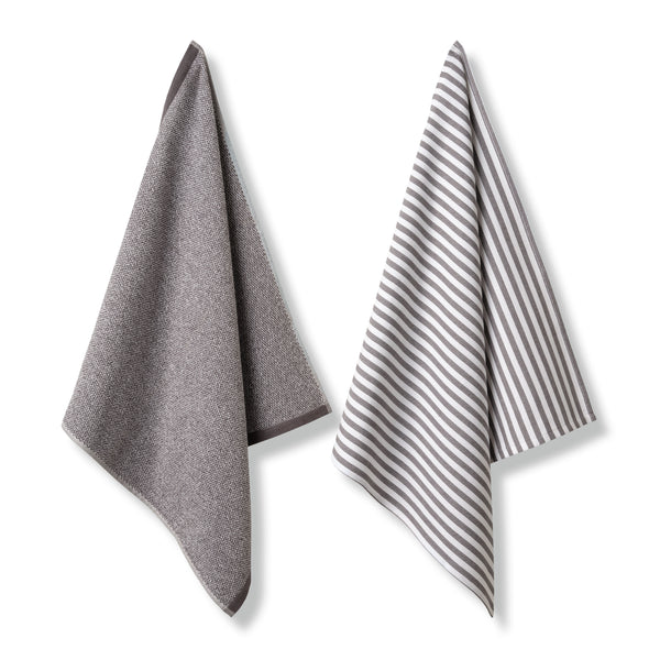 Keukendoek en Theedoek Set Vandyck Pure Espresso